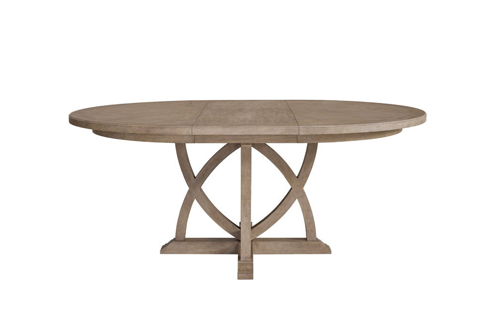 Round Dining Table with Leaf
