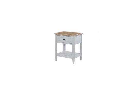 Cement and Sand Small Nightstand